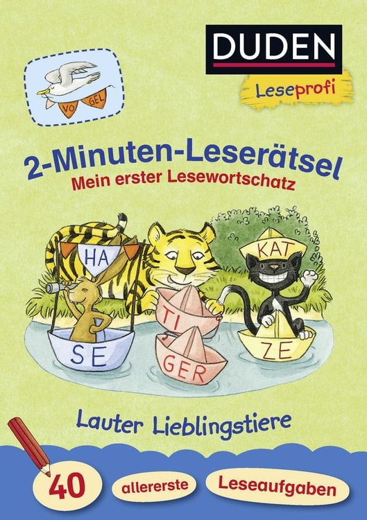 Bild vom Artikel Duden Leseprofi – 2-Minuten-Leserätsel: Mein erster Lesewortschatz. Lauter Lieblingstiere vom Autor Ulrike Holzwarth-Raether