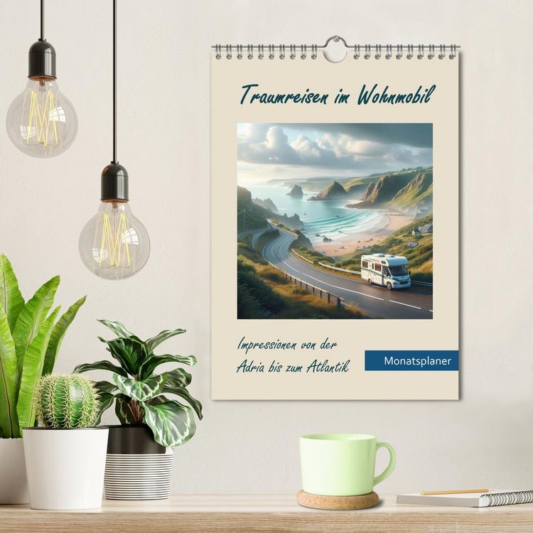 Produktbild: Traumreisen im Wohnmobil (Wandkalender 2026 DIN A4 hoch), CALVENDO Monatskalender