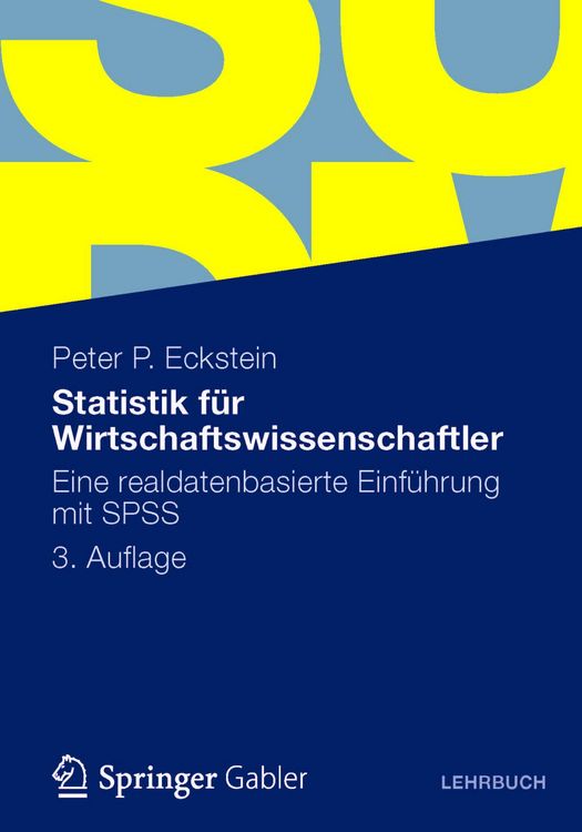 Produktbild: Statistik f&uuml;r Wirtschaftswissenschaftler