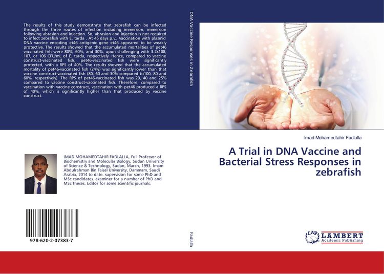 Produktbild: A Trial in DNA Vaccine and Bacterial Stress Responses in zebrafish