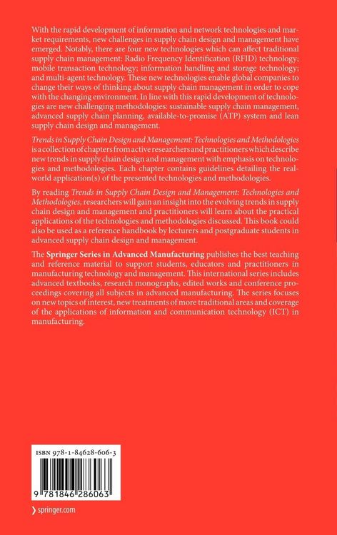 Produktbild: Trends in Supply Chain Design and Management