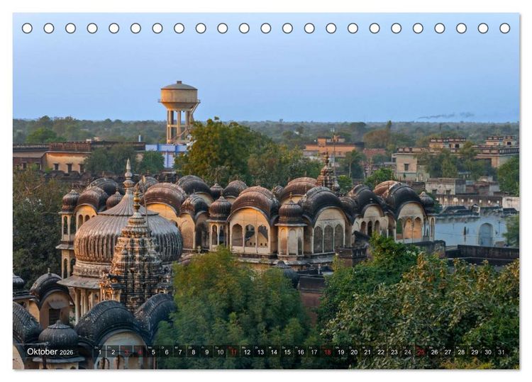 Produktbild: Indien, Rajasthan (Tischkalender 2026 DIN A5 quer), CALVENDO Monatskalender