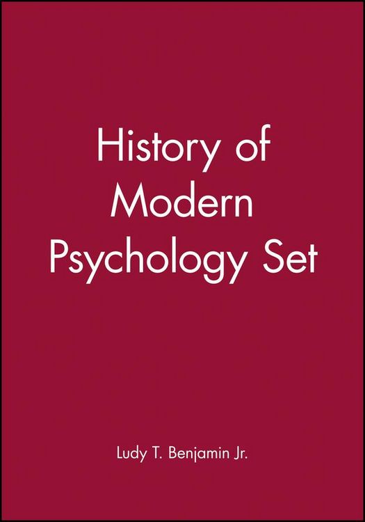 Produktbild: Jr., L: History of Modern Psychology Set