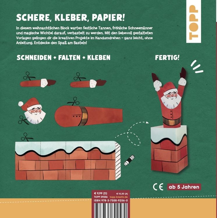 Produktbild: Der Verbastelblock f&uuml;r kreative Kids. Frohe Weihnachten