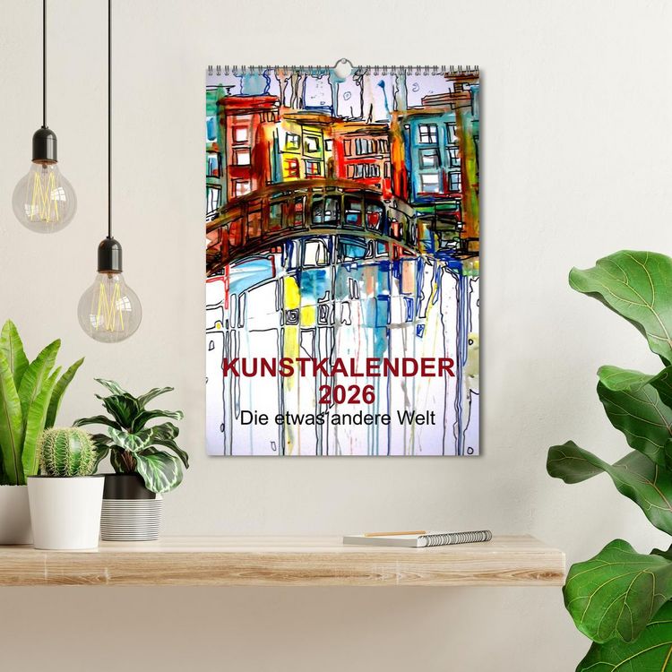 Produktbild: Kunstkalender 2026 "Die etwas andere Welt" (Wandkalender 2026 DIN A3 hoch), CALVENDO Monatskalender