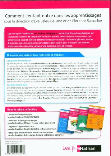 Produktbild: Comment l'enfant entre dans les apprentissages