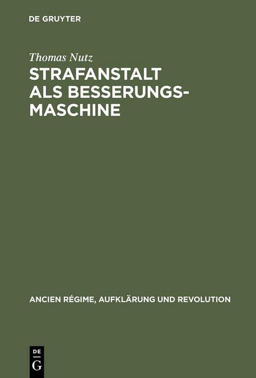 Produktbild: Strafanstalt als Besserungsmaschine