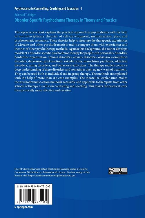 Produktbild: Disorder-Specific Psychodrama Therapy in Theory and Practice