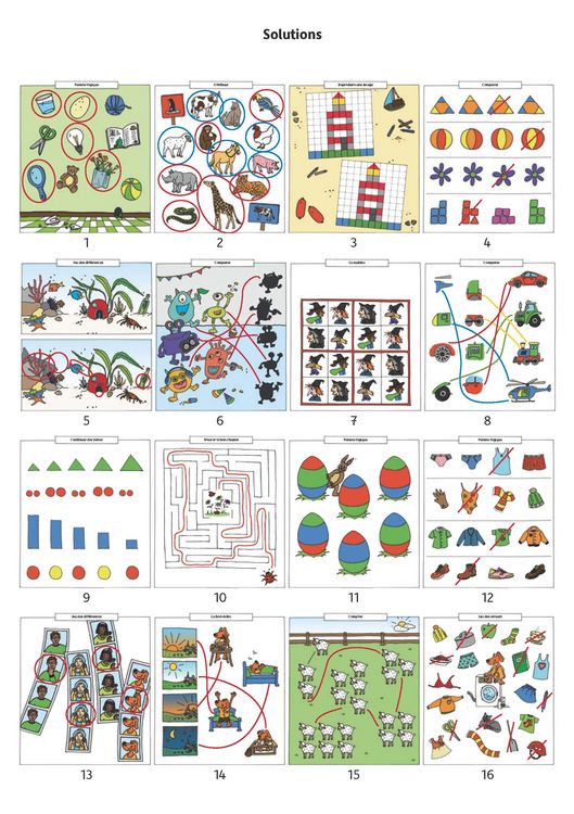Produktbild: Bloc d'activit&eacute;s pr&eacute;scolaires &agrave; partir de 5 ans pour gar&ccedil;ons et filles, livre garcon 4 ans - Pens&eacute;e logique, devinettes et casse-t&ecirc;te pour appre