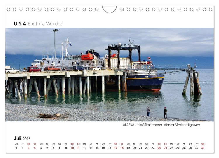 Produktbild: Entdeckungsreise durch ALASKA (Wandkalender 2027 DIN A4 quer), CALVENDO Monatskalender