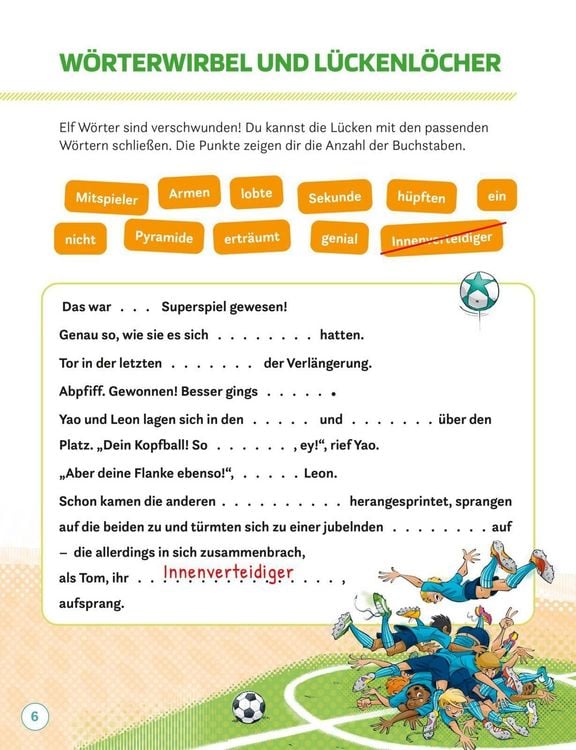 Produktbild: Fu&szlig;ball Academy: Das gro&szlig;e Fu&szlig;ball-R&auml;tselbuch