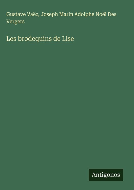 Produktbild: Les brodequins de Lise