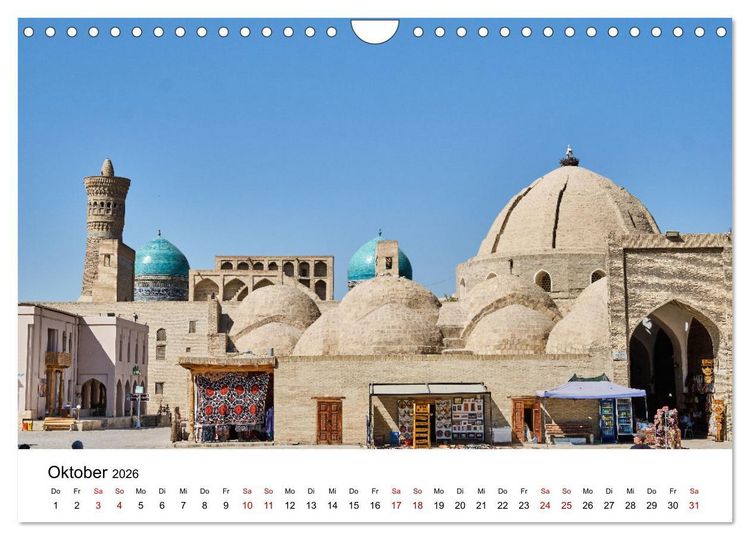 Produktbild: Zentralasien - Entlang der alten Seidenstra&szlig;e (Wandkalender 2026 DIN A4 quer), CALVENDO Monatskalender
