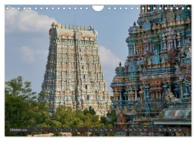 Produktbild: Indiens Tempel und Pal&auml;ste (Wandkalender 2026 DIN A4 quer), CALVENDO Monatskalender