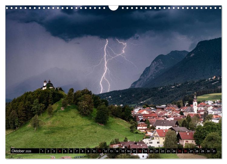 Produktbild: Blitz & Donner (Wandkalender 2026 DIN A3 quer), CALVENDO Monatskalender