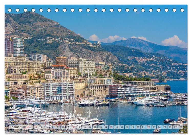 Produktbild: Monaco - Diamant am Mittelmeer (Tischkalender 2026 DIN A5 quer), CALVENDO Monatskalender