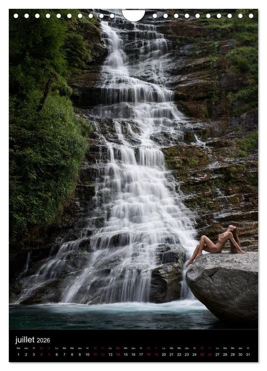 Produktbild: Chutes d'eau au Tessin (Calendrier mural 2026 DIN A4 horizontal), CALVENDO calendrier mensuel