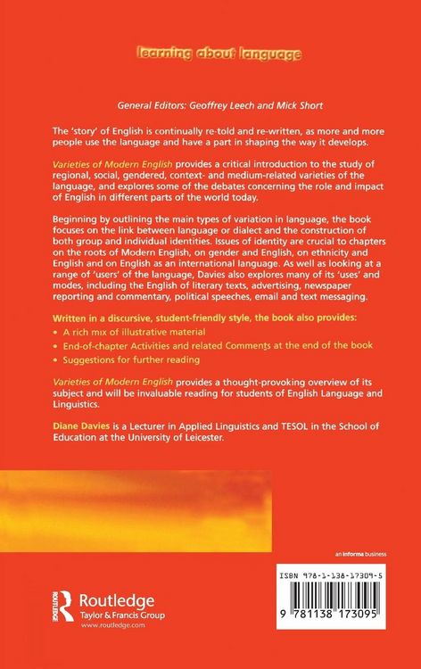 Produktbild: Varieties of Modern English