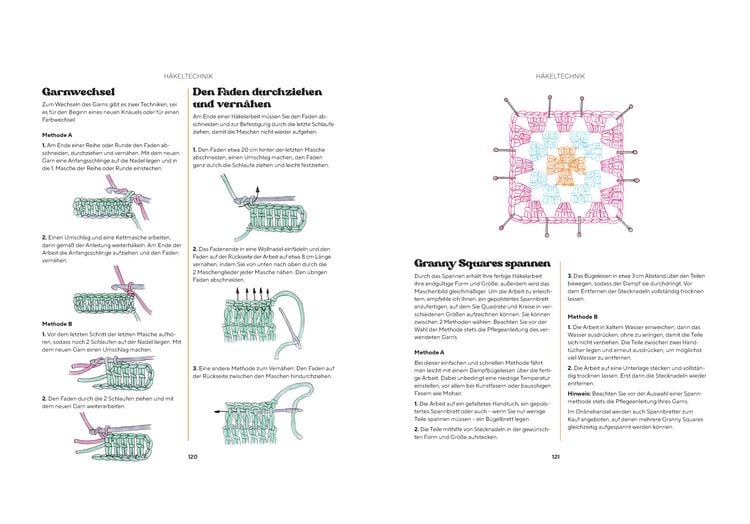 Produktbild: Poppige Granny Squares - echt kultig h&auml;keln