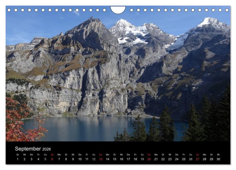 Produktbild: Berner Oberland (Wandkalender 2026 DIN A4 quer), CALVENDO Monatskalender