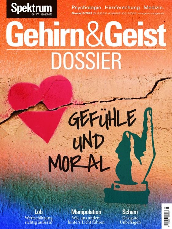 Bild vom Artikel Gehirn&Geist Dossier - Gefühle und Moral vom Autor Spektrum der Wissenschaft Verlagsgesellschaft