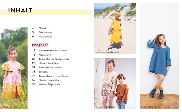 Produktbild: Mini-Masterclass &ndash; N&auml;hen mit Musselin f&uuml;r Kids