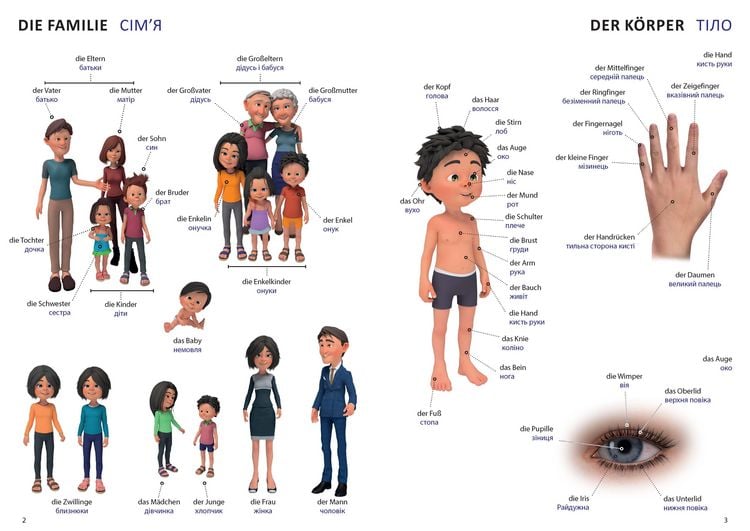 Produktbild: Bildw&ouml;rterbuch f&uuml;r Kinder und Eltern Ukrainisch-Deutsch