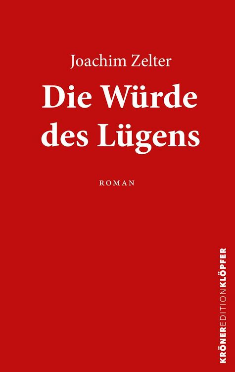 Produktbild: Die W&uuml;rde des L&uuml;gens