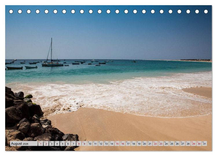 Produktbild: Sal - Strandperle der Kapverden (Tischkalender 2026 DIN A5 quer), CALVENDO Monatskalender
