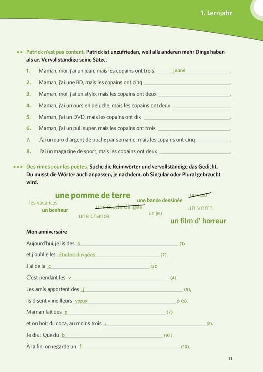 Produktbild: Das gro&szlig;e &Uuml;bungsbuch Franz&ouml;sisch 1.-4. Lernjahr