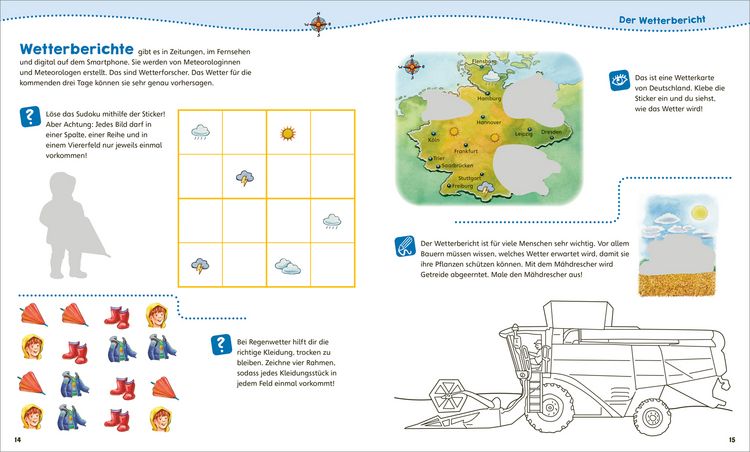 Produktbild: WAS IST WAS Junior Mitmach-Heft Wetter