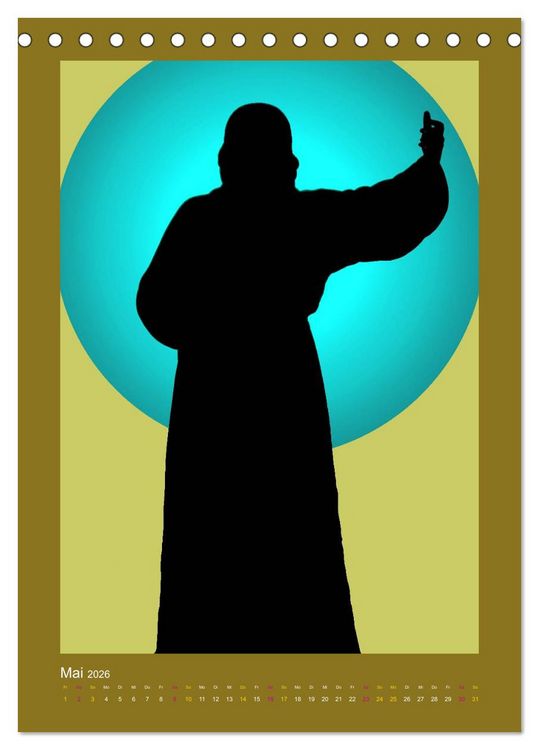 Produktbild: CHRIST SEIN * 2026 (Tischkalender 2026 DIN A5 hoch), CALVENDO Monatskalender