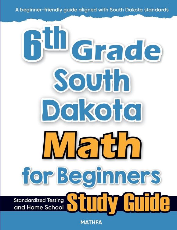 Produktbild: 6th Grade South Dakota Math for Beginners