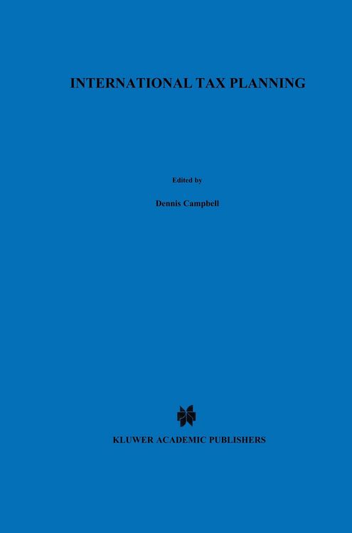 Produktbild: International Tax Planning