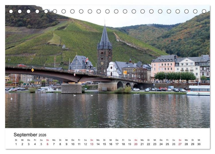 Produktbild: Bernkastel-Kues an der Mosel (Tischkalender 2026 DIN A5 quer), CALVENDO Monatskalender