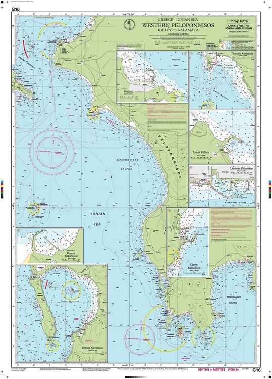 Produktbild: G16 Western Pelop&oacute;nnisos, Imray Chart