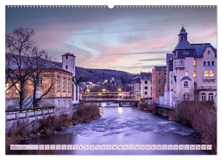 Produktbild: Aue - Bad Schlema Erzgebirge (Wandkalender 2026 DIN A2 quer), CALVENDO Monatskalender