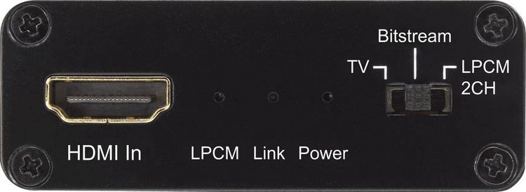 Produktbild: SpeaKa Professional Audio Extraktor SP-AE-H/TC-04v2 [HDMI - HDMI, Toslink, Klinke, Cinch] 3840 x 2160 Pixel