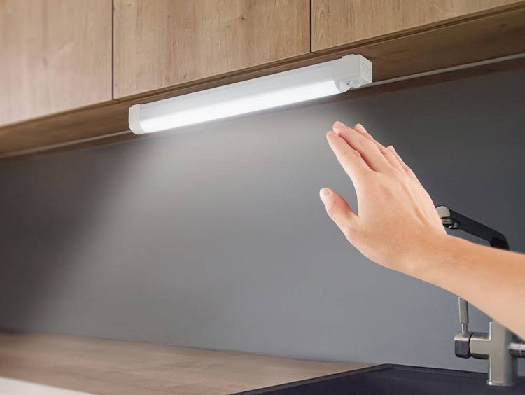 Produktbild: LED-Schrankleuchte mit Bewegungsmelder SMD LED Wei&szlig;