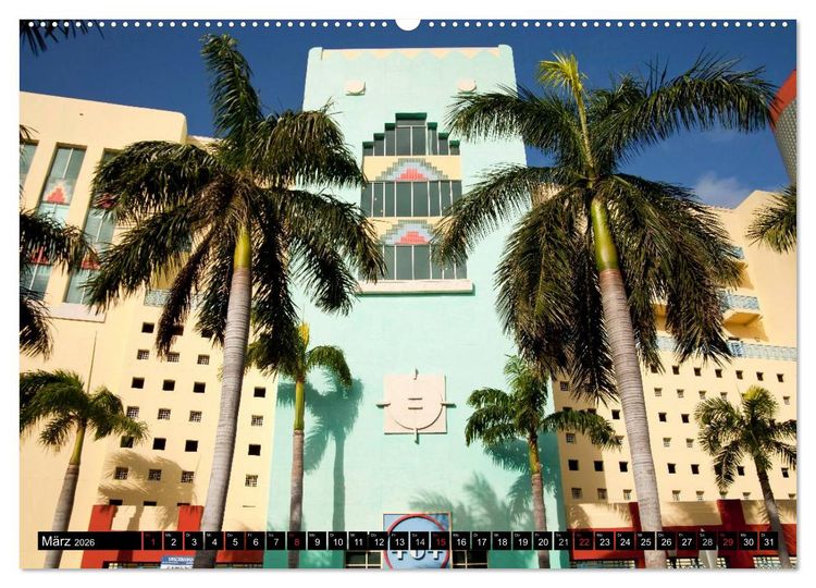 Produktbild: Miami und Florida (hochwertiger Premium Wandkalender 2026 DIN A2 quer), Kunstdruck in Hochglanz