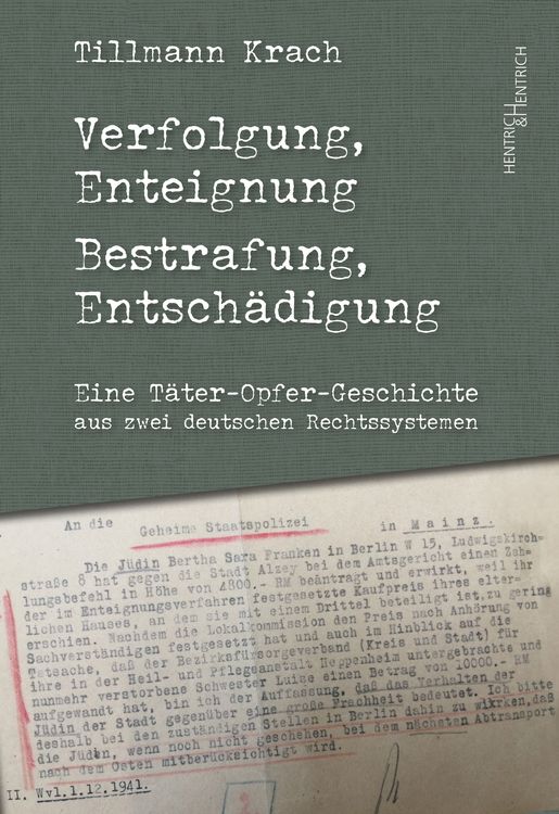 Produktbild: Verfolgung, Enteignung &ndash; Bestrafung, Entsch&auml;digung
