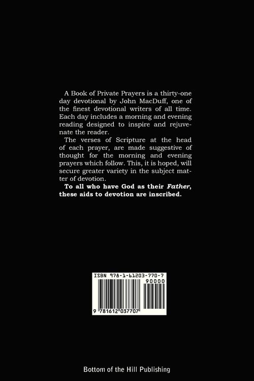 Produktbild: A Book of Private Prayers