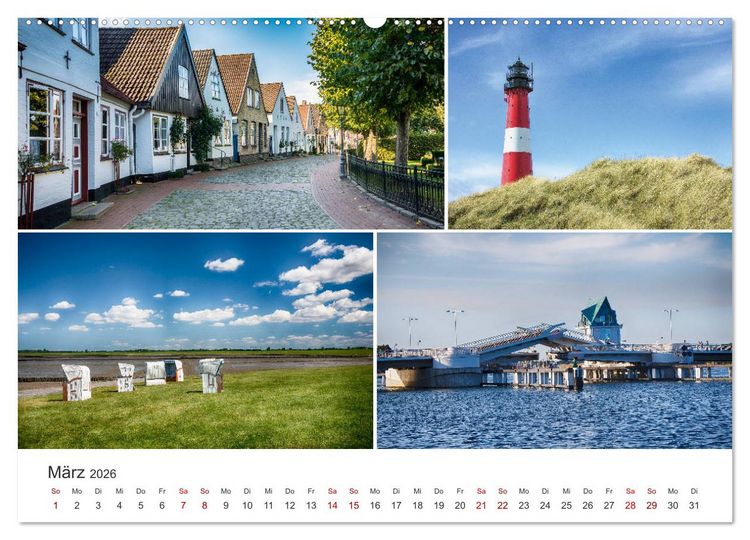 Produktbild: Schleswig-Holsteinische Impressionen (hochwertiger Premium Wandkalender 2026 DIN A2 quer), Kunstdruck in Hochglanz