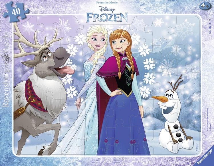 Produktbild: Kinderpuzzle 40 Teile - Disney Die Eisk&ouml;nigin - Anna und Elsa