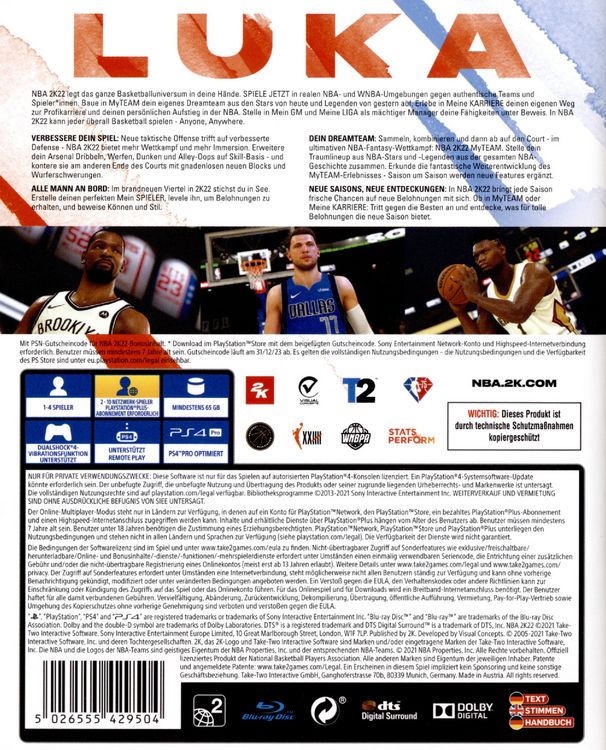 Produktbild: NBA 2K22