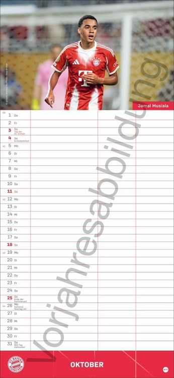 Produktbild: FC Bayern M&uuml;nchen Fanplaner 2027