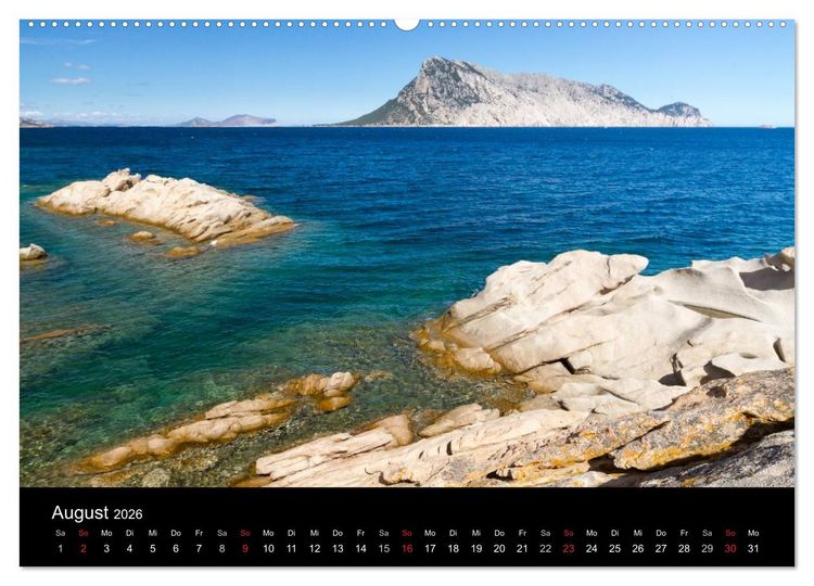 Produktbild: Sardinien (Wandkalender 2026 DIN A2 quer), CALVENDO Monatskalender