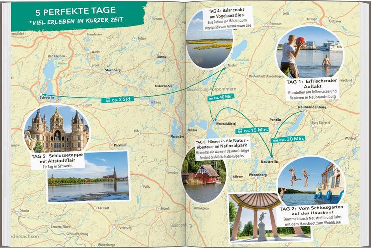 Produktbild: MARCO POLO OUTDOOR GUIDE Reisef&uuml;hrer Mecklenburgische Seenplatte