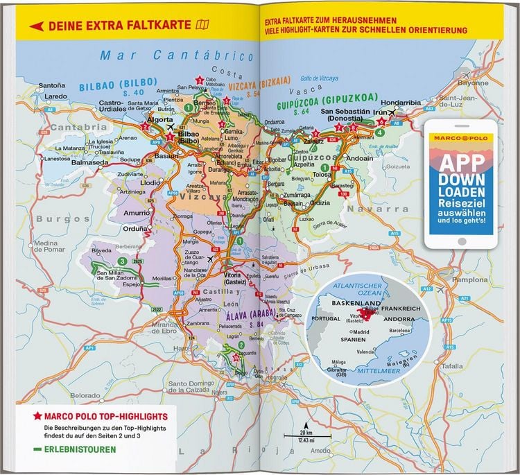 Produktbild: MARCO POLO Reisef&uuml;hrer Baskenland, Bilbao