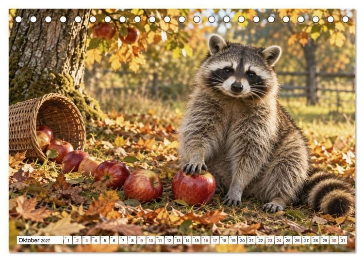 Produktbild: NICHT MEIN PROBLEM - Tiere mit Charakter (Tischkalender 2027 DIN A5 quer), CALVENDO Monatskalender